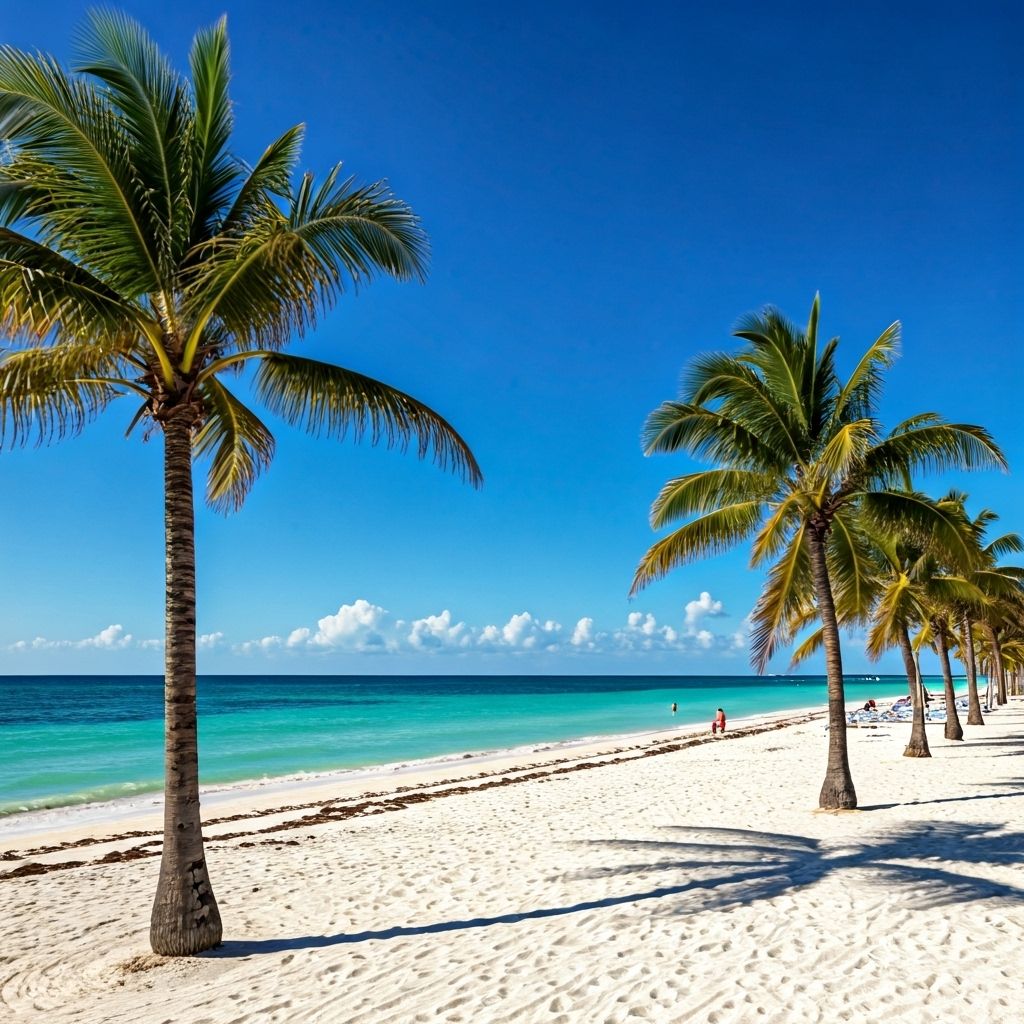 Florida beach near Villa Lucia